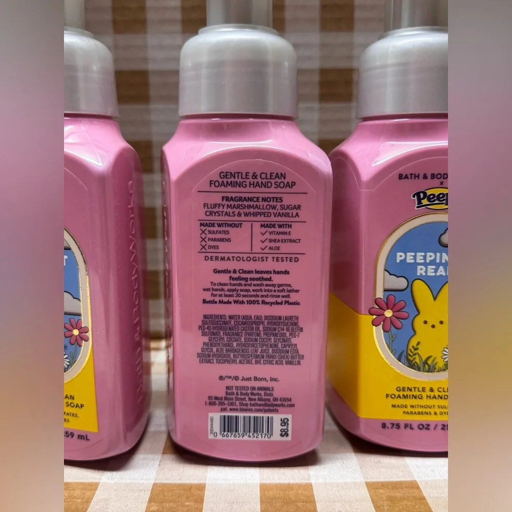 NEW B&BW x PEEPS Marshmallow (3) Foaming Hand Soaps - Picture 4 of 4